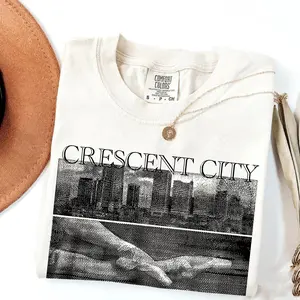 Comfort Colors Crescent City Ballet Shirt, Basic Cotton Drop Shoulder T-Shirt, Breathable, Comfort Colors Shirt