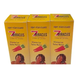 3 pcs 7 Miracles Cream Crème de Carotte Elimine Les Taches Noires for Skin Care Carrot