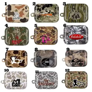 Retro Hunting Camo AirPods Case – Classic Duck Camouflage Shockproof Protective Cover for AirPods 1/2/3/4, Rugged Outdoor Sportsman Earbud Case, Audio, Charging