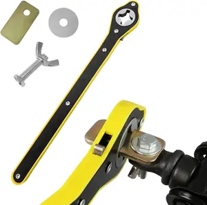 Car Jack Wrench Ratchet tool Scissor Jack Wrench Labor-Saving Ratchet Wrench Handle Adapter, 360° Swivel Labor-Saving Scissor Jack Wrench, Jack Lift Speed Handle Tool with Forward and Reversal Knob, Tire Wheel Lug Wrench Car Accessories for Van SUV Set
