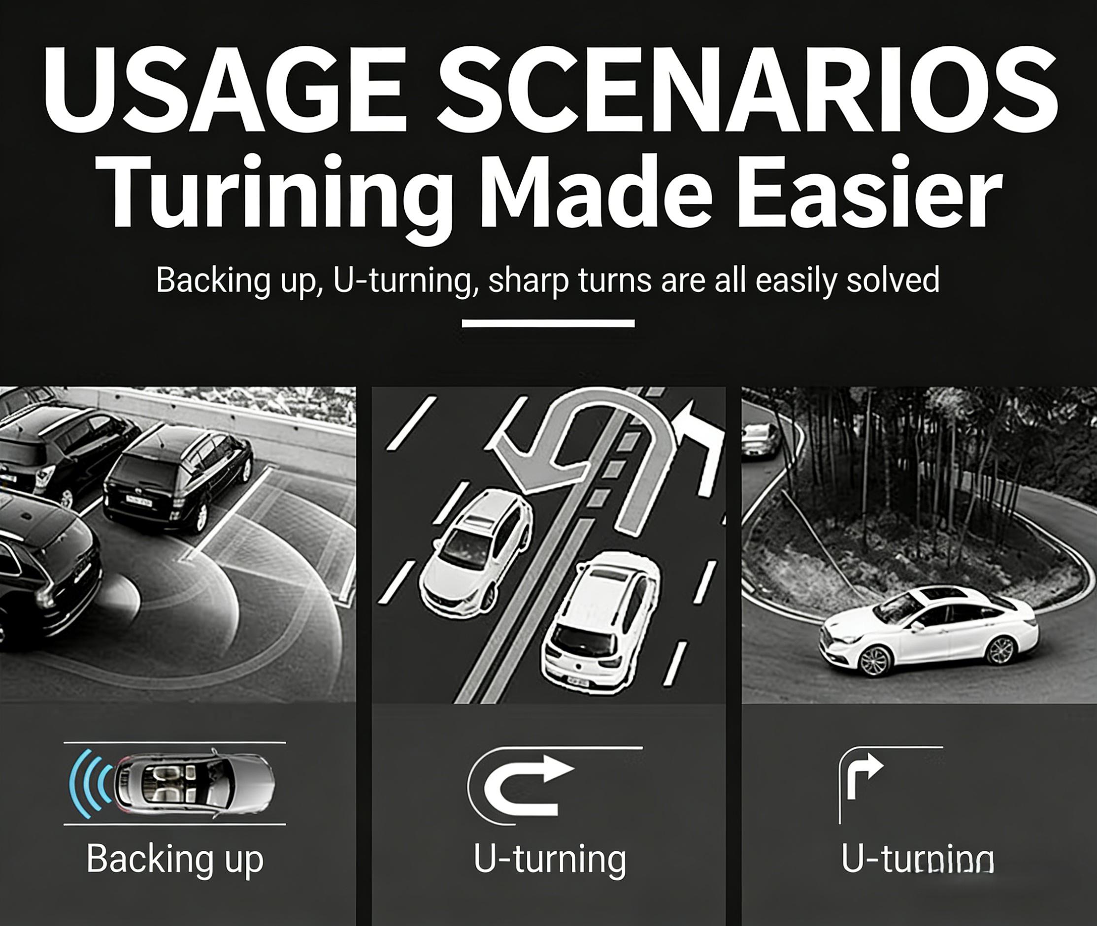 Steering Wheel Spinner Knob with Compass, 360° Rotation Car Steering Wheel Booster, Easy Install Universal Car Accessory for Effortless Turning, Must-Have for Drivers & Car Enthusiasts