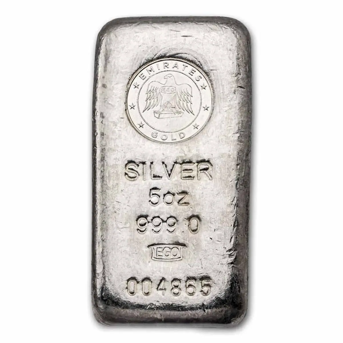 5 oz Silver Bar – Emirates Gold .999 Fine Silver Bar
