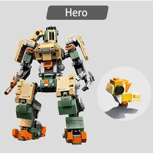 Death Overwatch Bastion Birdie Nini assembly building block toys loved by children