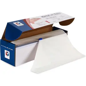 -Purpose Plastic Table Cover Roll with Self-, Alternative to Regular Tablecloth, Disposable Table Cover, Plastic Table Cloth, 54 inches x 120  (40 Yards), White