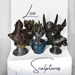 Live Sculpture - 3D Printed Figurines