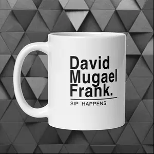 David MUGael Frank Ceramic Coffee Mug - Washable and Reusable