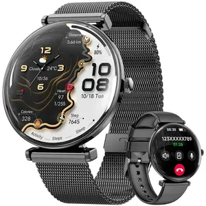 Multifunctional Unisex Smartwatch, 1.43-Inch HD Display, Call Support, Pedometer, Bluetooth-compatible, IP68, Compatible with Android & iOS