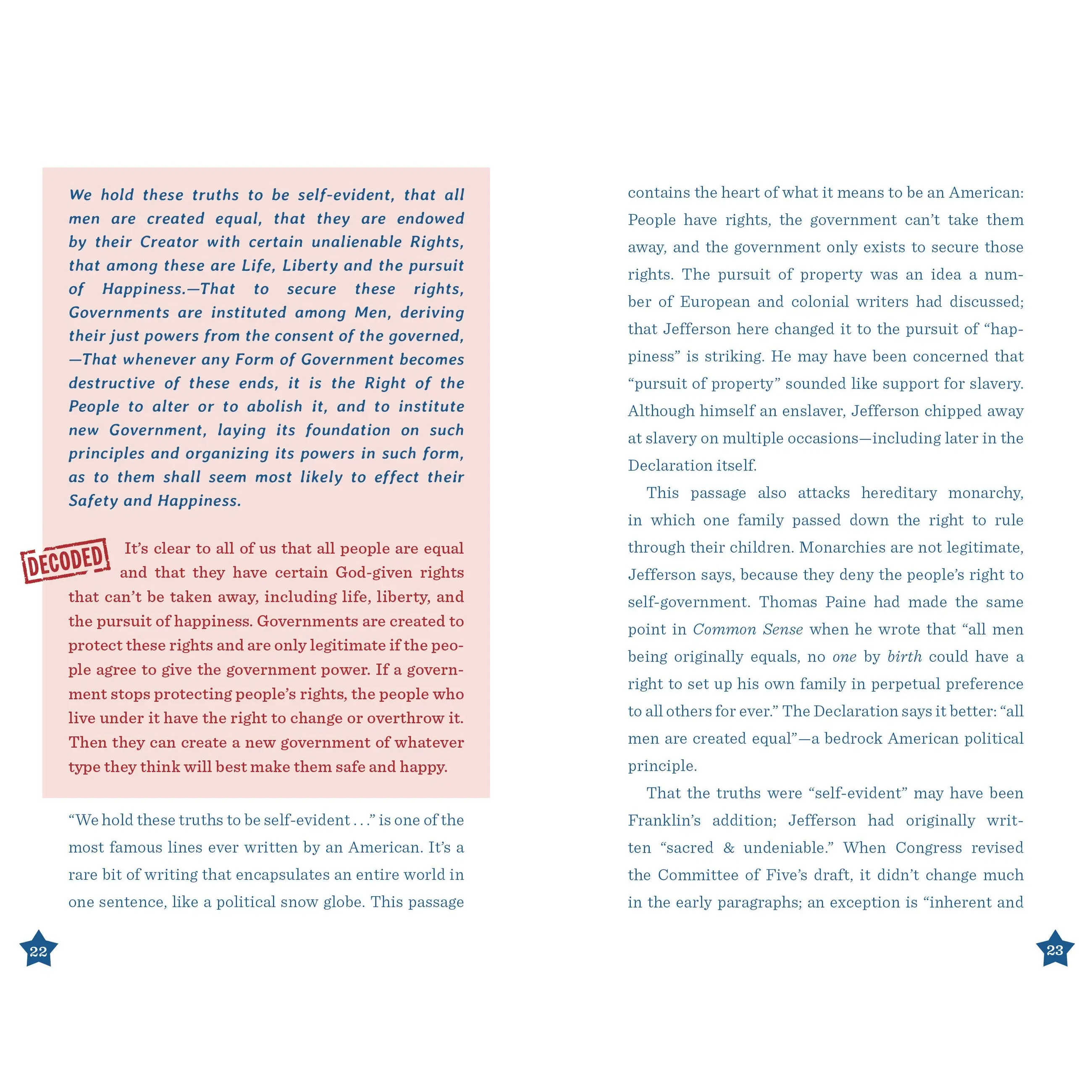 The Declaration Decoded by Katie Kennedy [Hardcover Book]