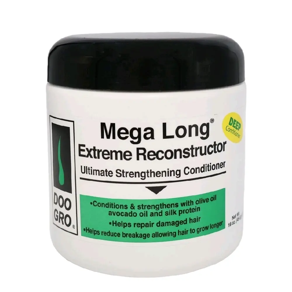 DOO GRO Mega Long Extreme Reconstructor, 16 - Longens & Strengthens Hair with Olive Oil, Avocado Oil & Elk Protein, Ultimate Lengthening Conditioner