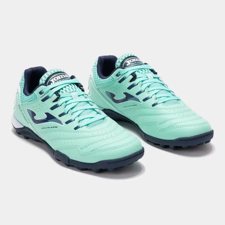 Joma Maxima 2527 Turf Soccer Shoes - Turquoise
