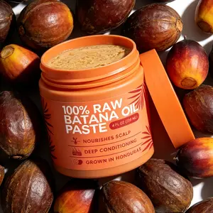 Lebanta 100% Raw Batana Oil Paste from Honduras 4 fl oz - Deep Conditioning Hair Mask for Growth 120ml, Strength & Split End Repair
