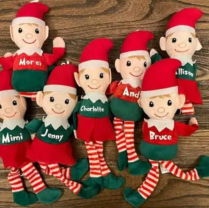 Personalized 14.5 Inch Elf -boy or Girl Elf with Dress Customizable with Name and Year - Adorable and Unique Holiday Decoration