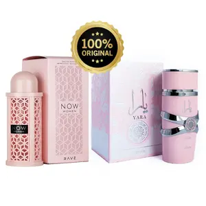 (Bundle) Lattafa Yara & Lattafa Rave Now for Women EDP Spray Combo Multipack - 3.4 oz (100ml) each Gourmand