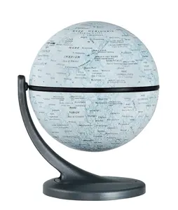 Replogle Made in USA 4.3″ Moon Globe Rotating Lunar Desk Globe with Craters & Apollo Landing Sites for Space Enthusiasts