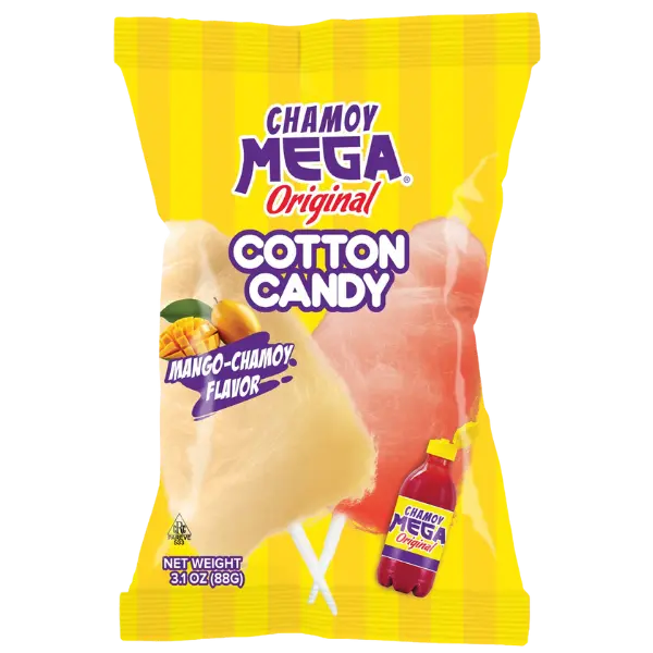 Mega Chamoy Cotton Candy (3 pack)