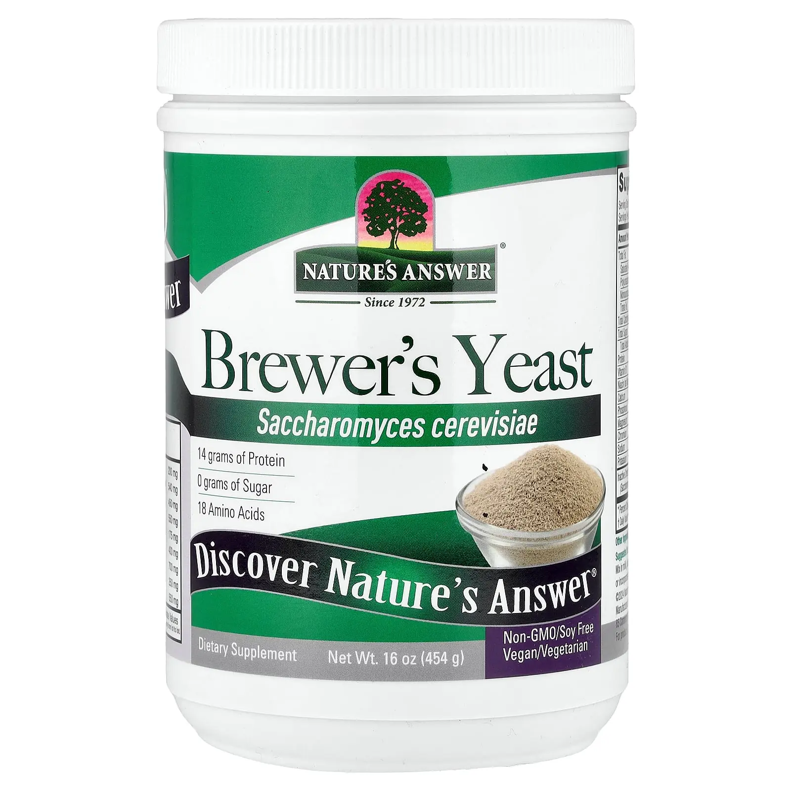 Nature's Answer Brewer's Yeast , 16 oz (454 g)