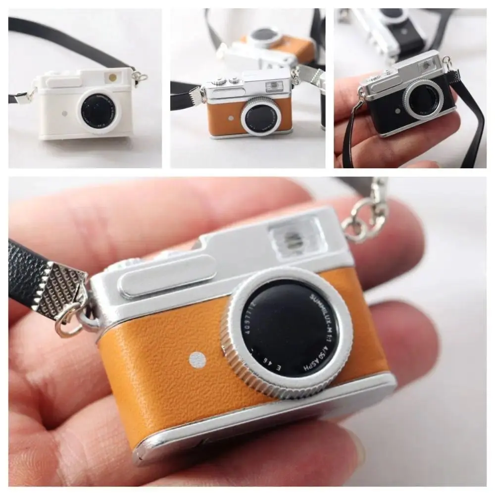 OB11 Doll Accessories Simulation Camera Witn Flash Lamp Electric Retro Camera Model Mini Digital Camera for OB11