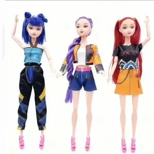 New 11.8 Inch Demon Hunter Doll with Music, Moveable Action Figure, Ideal Gift for Kids and Collectors, Durable Design