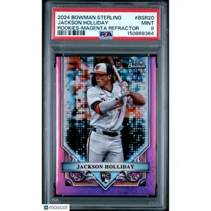 2024 Bowman Sterling Rookies Jackson Holliday Magenta Refractor #BSR20 PSA 9