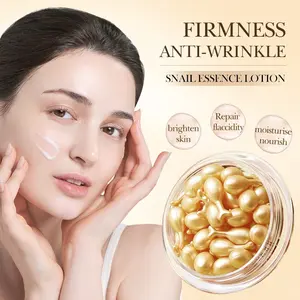Collagen Extract Moisturizing Gel Capsules, Face & Neck Use, Portable Gel for Extreme Hydration & Brightening, Rejuvenate Skin Vitality