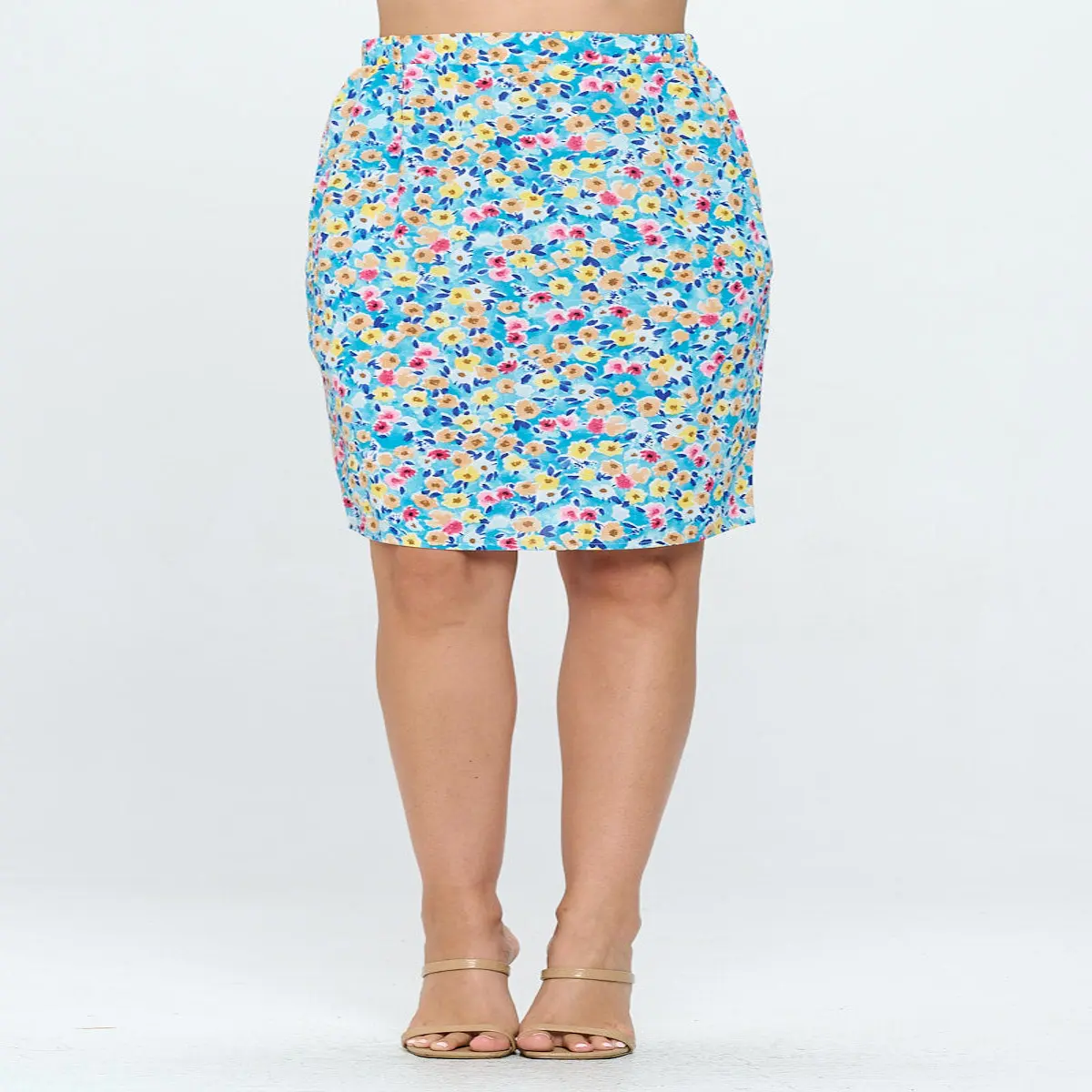 Daisy Floral All Over Print Skirt