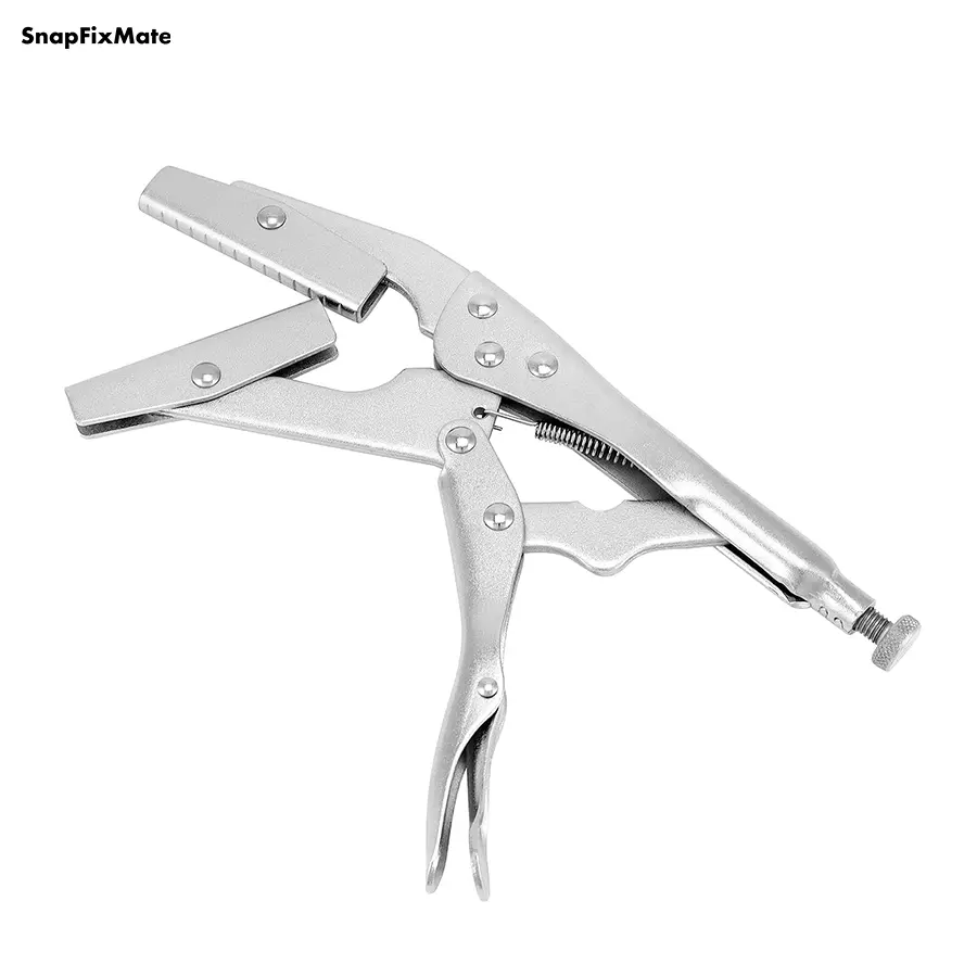 GJANSH Radiator Hose Clamp Set, 2 Pieces 10" Self-Locking Pinch Off Pliers, Pipe Sealing Lock Tool, Universal for Automobile Radiator Pipe, Fuel Hose, Water and Vacuum Lines, Snapfixmate
