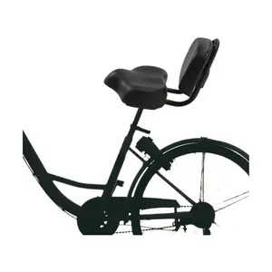 Ergonomic Oversized Bike Saddle With Adjustable Backrest – 11*9.4in Memory Foam PU Cushion, 11-15in Height, 264lbs Capacity For Tricycles