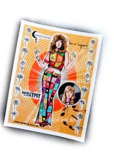 Stevie Nicks Sticker - 1 Larger Sticker 3.5 x 4.5 Inches or 3 Mini Stickers 2.5 x 3 Inches