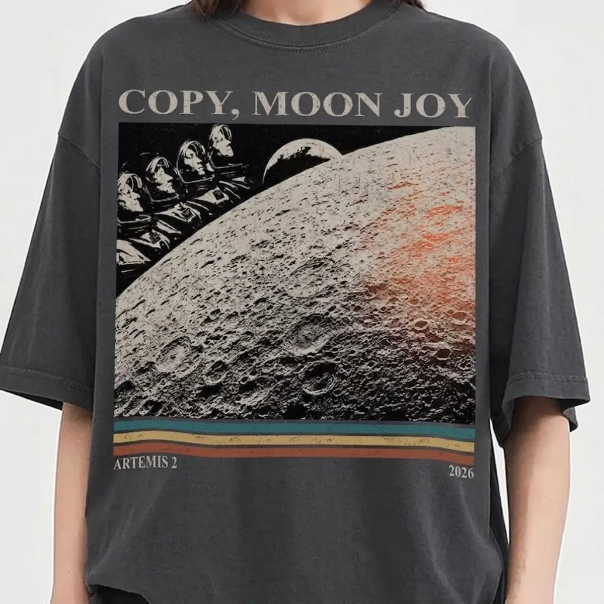 Copy Moon Joy Artemis 2 Adult and Youth T-Shirt Sweatshirt, Artemis II 2 Shirt, Astro Space Lover Shirt, NASA Mission, Space Lover Gift, Gift For Women and Men clothing merch