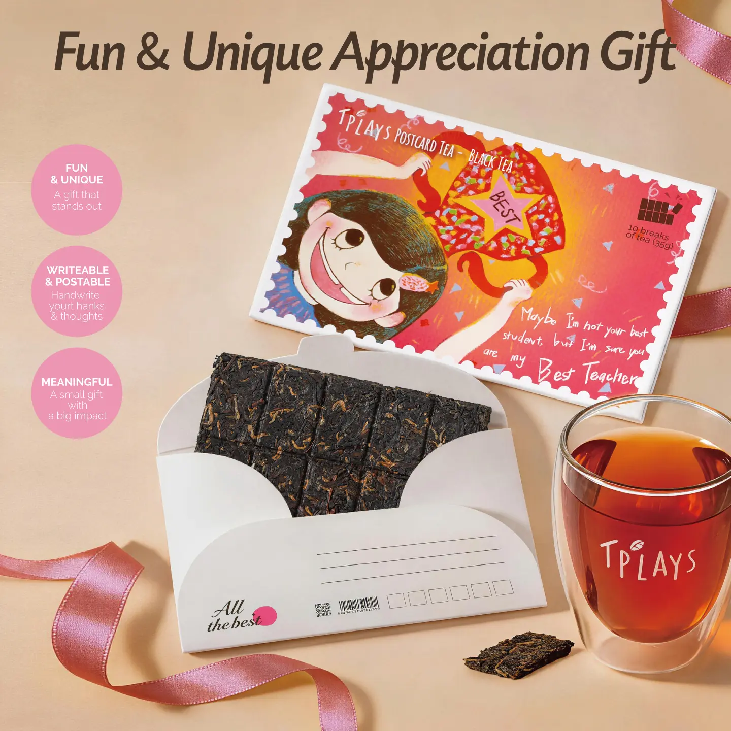 Best Teacher Postcard Tea – Black Tea