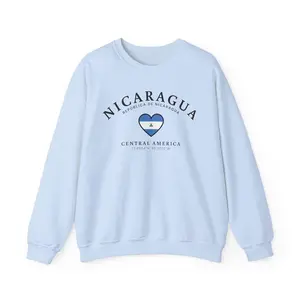 Nicaragua Central America Shirt, Nicaragua Soft and Comfortable Pullover Shirt
