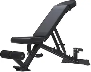 Adjustable Weight Bench for Home Gym, 1300Lbs Capacity Bench Press & Strength Training Incline Decline Flat Workout Benches, Quick-Adjust Seat, Back and Headrest for Gym bench