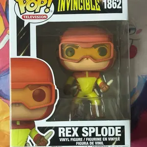 Funko Pop! Television Invincible 1862 Rex Splode Vinyl Figure Collectible