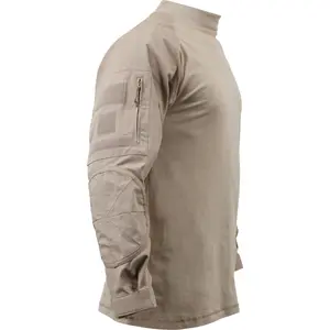 Desert Sand - Tactical Combat Shirt Paintball Airsoft Base Layer Top - NYCO - Men's
