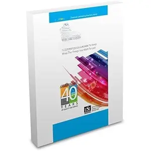 USI  Thermal (Hot) Laminating Pouches/Sheets, Letter Size, 7 Mil, 9 x 11 1/2 Inches, Clear Gloss, 100-Pack