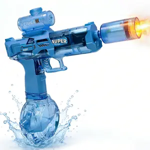 Electric Ice Mouse Water Play Toy with LED Light Effects, Continuous Automatic Spray, Large Capacity Water Tank, Ideal for Outdoor Summer Parties & Backyard Water Games