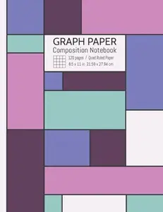 USED-Graph Paper Composition Notebook: Grid Paper Notebook, Quad Ruled 4x4 (4 squares per inch) - 120 numbered pages in large size 8.5x11 by Good Mood Press (Paperback)