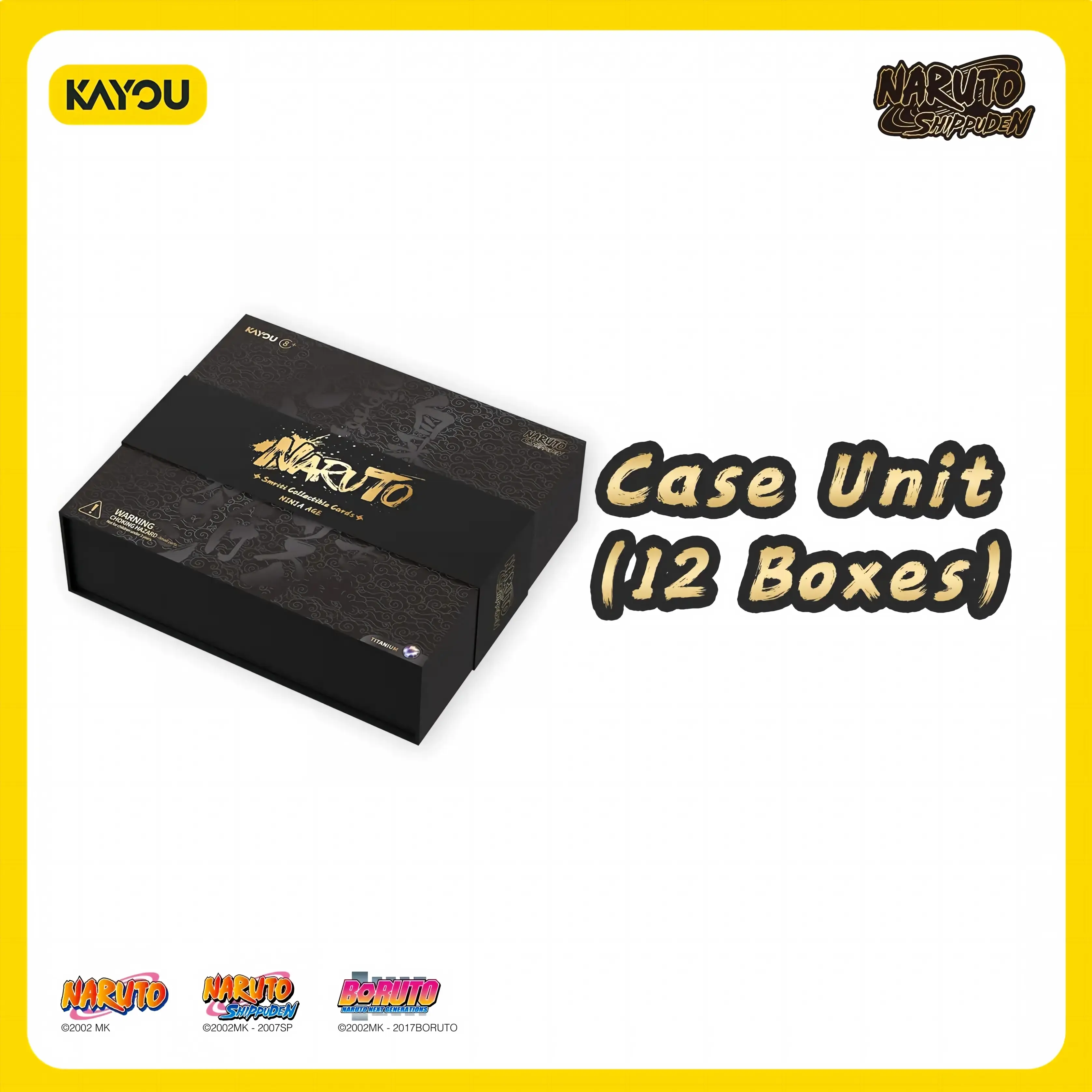One Sealed Case(12 Boxes)-NARUTO-Smriti Collectible Cards-NINJA AGE-Premium Collector Box