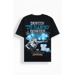 UFC Men's Dustin The Diamond Poirier Last Dance Oversized T-Shirt - Multicolor