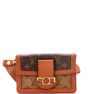 Pre-owned Louis Vuitton material Belt Bags Dauphine Bumbag Reverse Monogram Canvas by Rebag