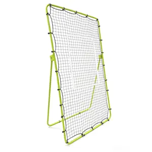 7X4 Ft Adjustable Volleyball Rebounder Net, Multi-Angle Bounce Back Training Equipment for Bumping Spiking Setting, Easy Fold and Setup
