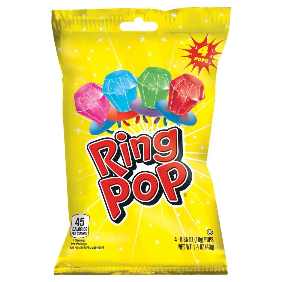 Ring pop candy lollipops rings snack stash