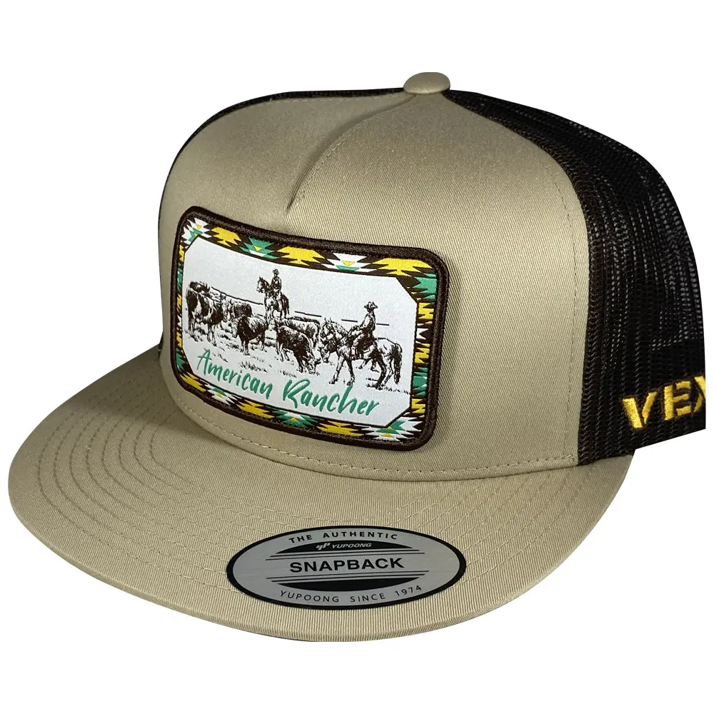 American Rancher - Checking Cows - Dark Stone/Coffee Mesh