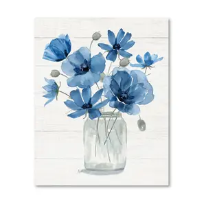 Courtside Market Bluen Dreams II 20x24 Canvas Wall Art