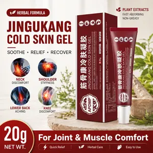 [Buy 1 Get 2 Free] Lumbar Spine Relief Gel 20g/20mlCoolingSoothing Analgesic Gel for Back Pain ReliefMuscle Pain SprainsNeck Tension Alcohol Free FastAbsorbing Non Greasy Unisex