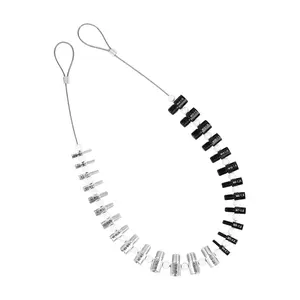 Nut & Bolt Thread Checker - 26 Male/Female Gauges - 14 Inch & 12 Metric for  Checking Nuts and  Inch or Metric and Verifying The Size
