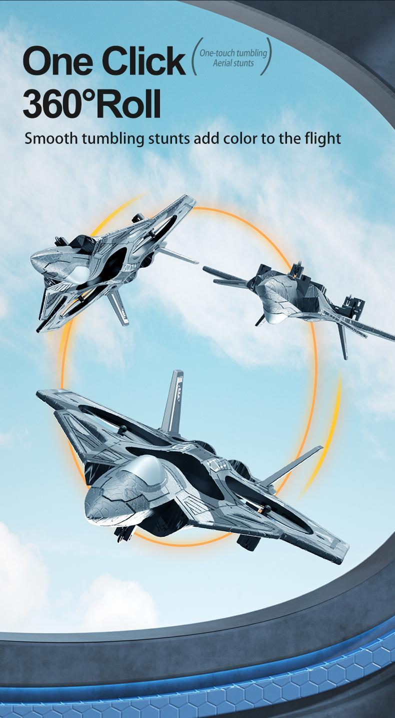 Children's remote control airplanes fixed-wing gliders aerial photography airplanes foam remote control airplanes crash-resistant foam airplanes simple drones suitable for children aged 8-12 Christmas Halloween Thanksgiving gift TongLi