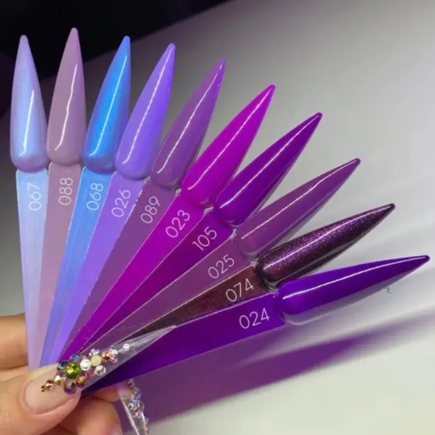 VBP PURPLE Colors Gel Only- 0.5oz per bottle- 10 colors to pick nail art fall colors