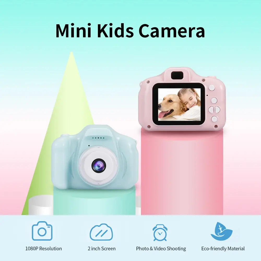 Kids Instant Camera| Digital Camera| Built-in Games| 32 GB Memory Card (Micro SD) Included| Kids Photo Camera | 1080P | Includes Photoframes Kids Games| Video and Photo Camera
