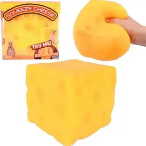 Soft Cheese Block Toy -, Stress Relief Squeeze Toy, Perfect for Play and Relaxation, Model Xinghao Cxq